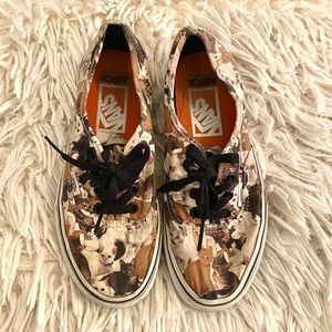 Vans ASPCA 50th Anniversary Cats Lace Up Shoes Size 6.5